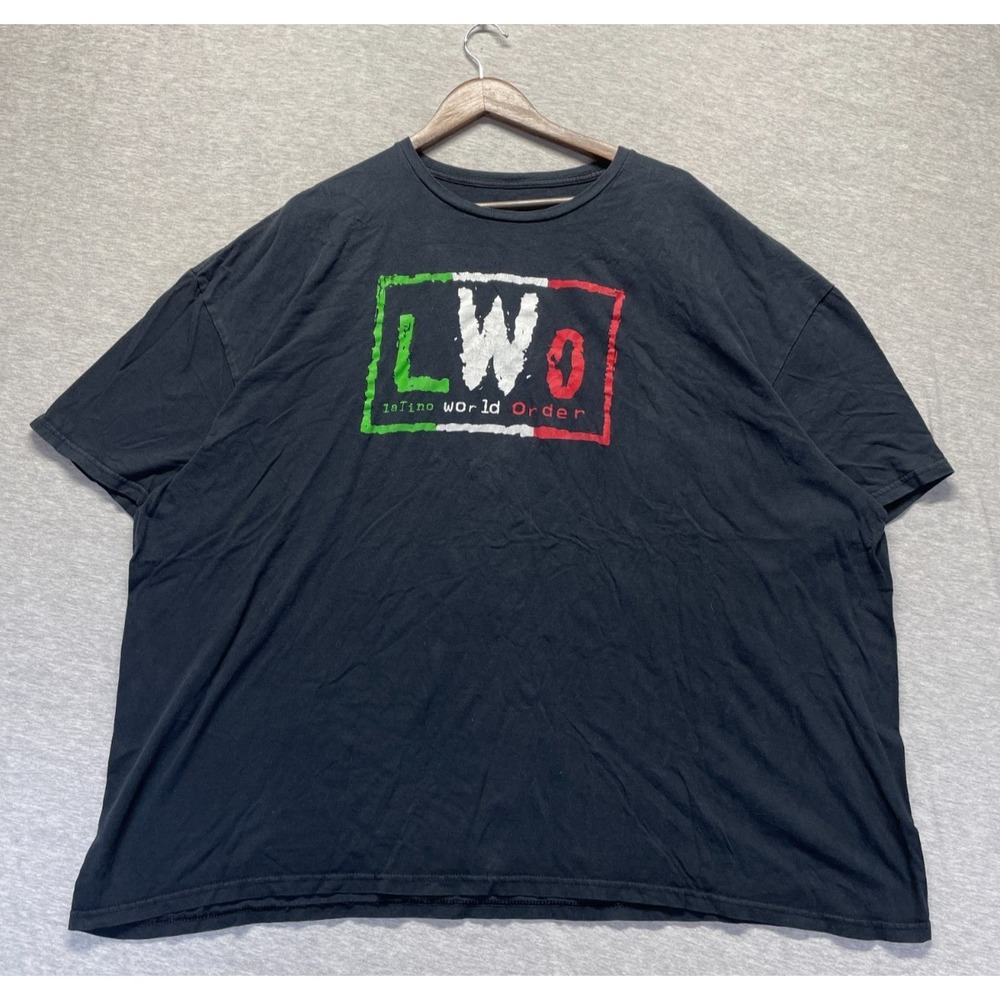 WWE Authentic LWO Latino World Order T Shirt Mens 5XL Black Graphic Wrestling